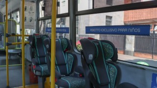 REALIZA RTP, SEMOVI Y FORD PRUEBA PILOTO DE ASIENTOS PARA NIÑAS Y NIÑOS EN AUTOBUSES